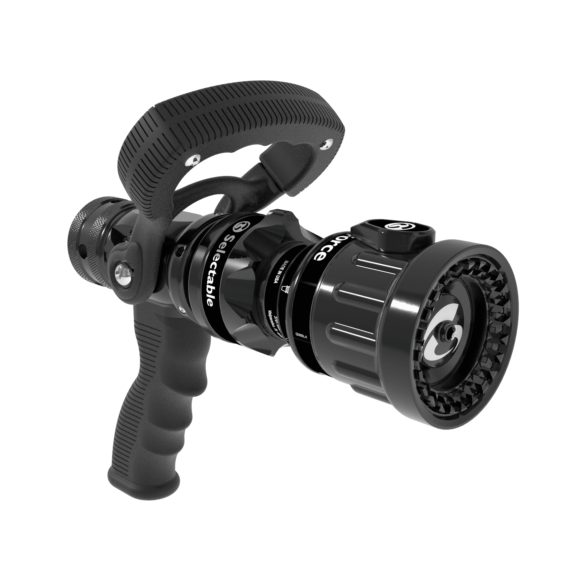 G-Force Selectable One-Piece Pulsing EN PN16 Nozzle With Pistol Grip, Slide Valve - 100/235/400 LPM @ 6 Bar, 25 mm BSPF Swivel Inlet, Metal Teeth, Shaper Indicator Detent G-Force Selectable One-Piece Pulsing EN PN16 Nozzle With Pistol Grip, Slide Valve - 100/235/400 LPM @ 6 Bar, 25 mm BSPF Swivel Inlet, Metal Teeth, Shaper Indicator Detent