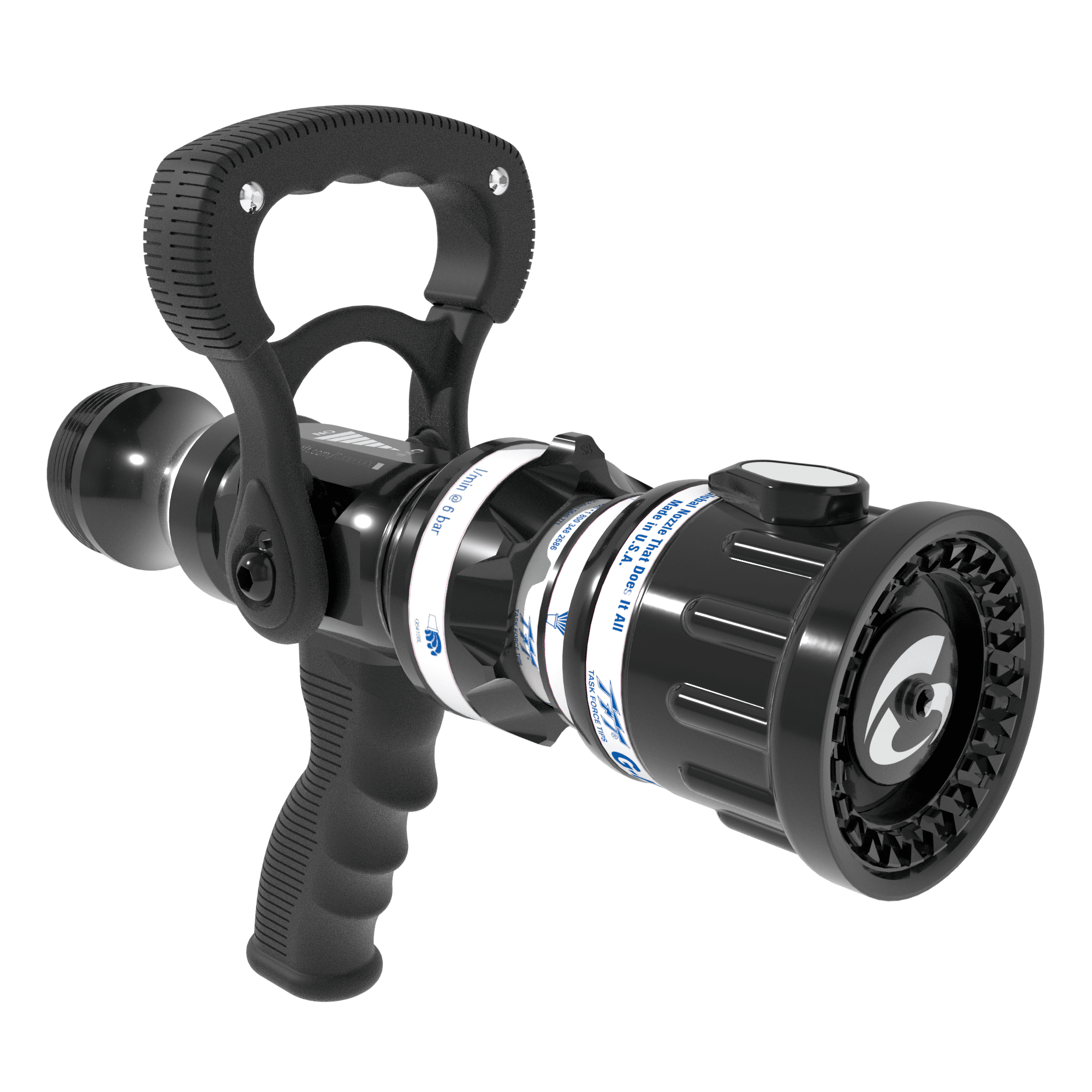 G-Force Selectable One-Piece Pulsing EN PN16 Nozzle With Pistol Grip, Slide Valve - 100/235 LPM @ 6 Bar, 52 mm BSPM Swivel Inlet, Metal Teeth, Shaper Indicator Detent G-Force Selectable One-Piece Pulsing EN PN16 Nozzle With Pistol Grip, Slide Valve - 100/235 LPM @ 6 Bar, 52 mm BSPM Swivel Inlet, Metal Teeth, Shaper Indicator Detent
