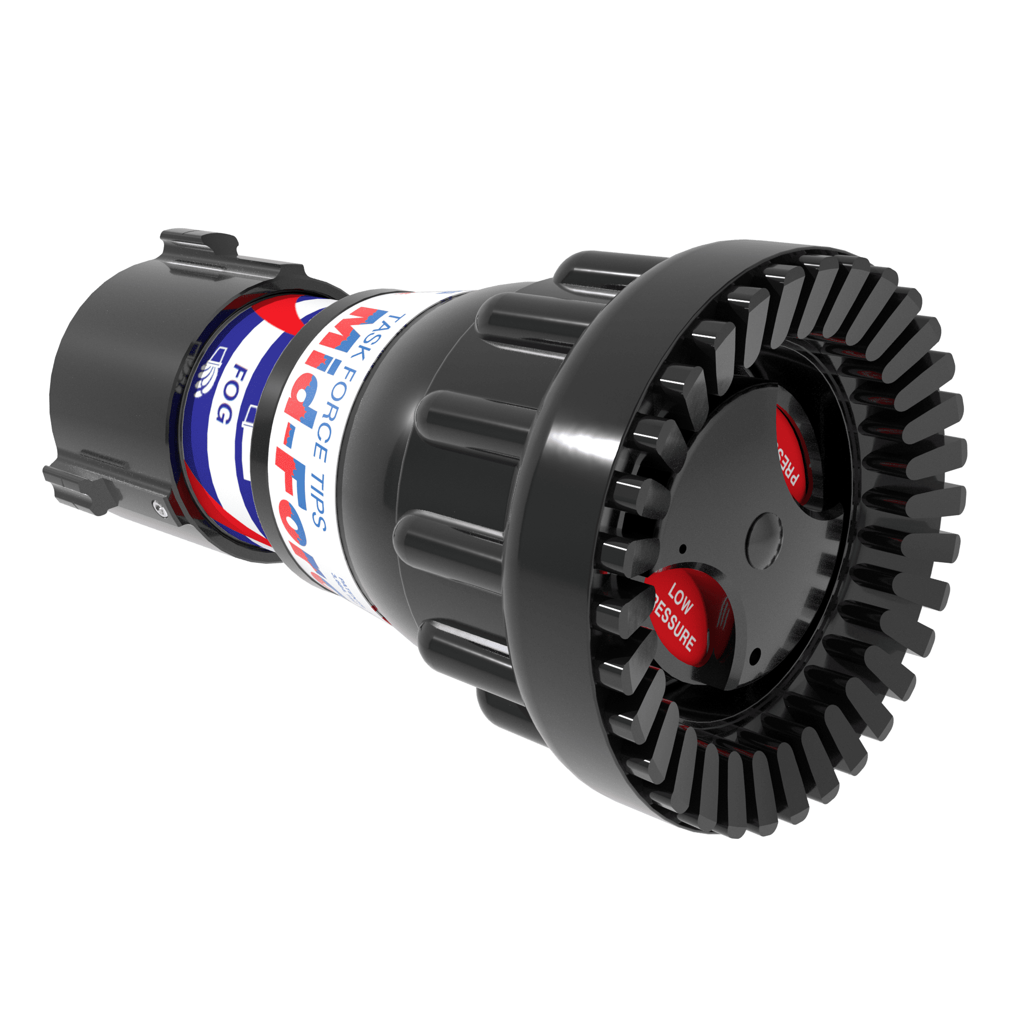 Mid-Force Automatic Nozzle Tip - 70-200 GPM @ 45/75 PSI, 1.5" NHF Rigid Rocker Inlet, Rubber Teeth Mid-Force Automatic Nozzle Tip - 70-200 GPM @ 45/75 PSI, 1.5" NHF Rigid Rocker Inlet, Rubber Teeth