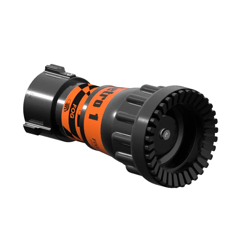 Metro 1 Fixed Flow Nozzle Tip - 185 GPM at 50 PSI, 1.5" NHF Rigid Inlet, Rubber Teeth Metro 1 Fixed Flow Nozzle Tip - 185 GPM at 50 PSI, 1.5" NHF Rigid Inlet, Rubber Teeth