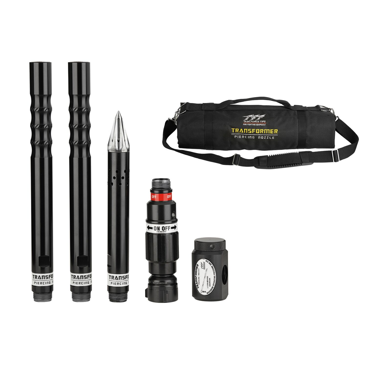 Transformer Piercing Nozzle System - 1.5" BSPF Inlet, Bag Included Transformer Piercing Nozzle System - 1.5" BSPF Inlet, Bag Included