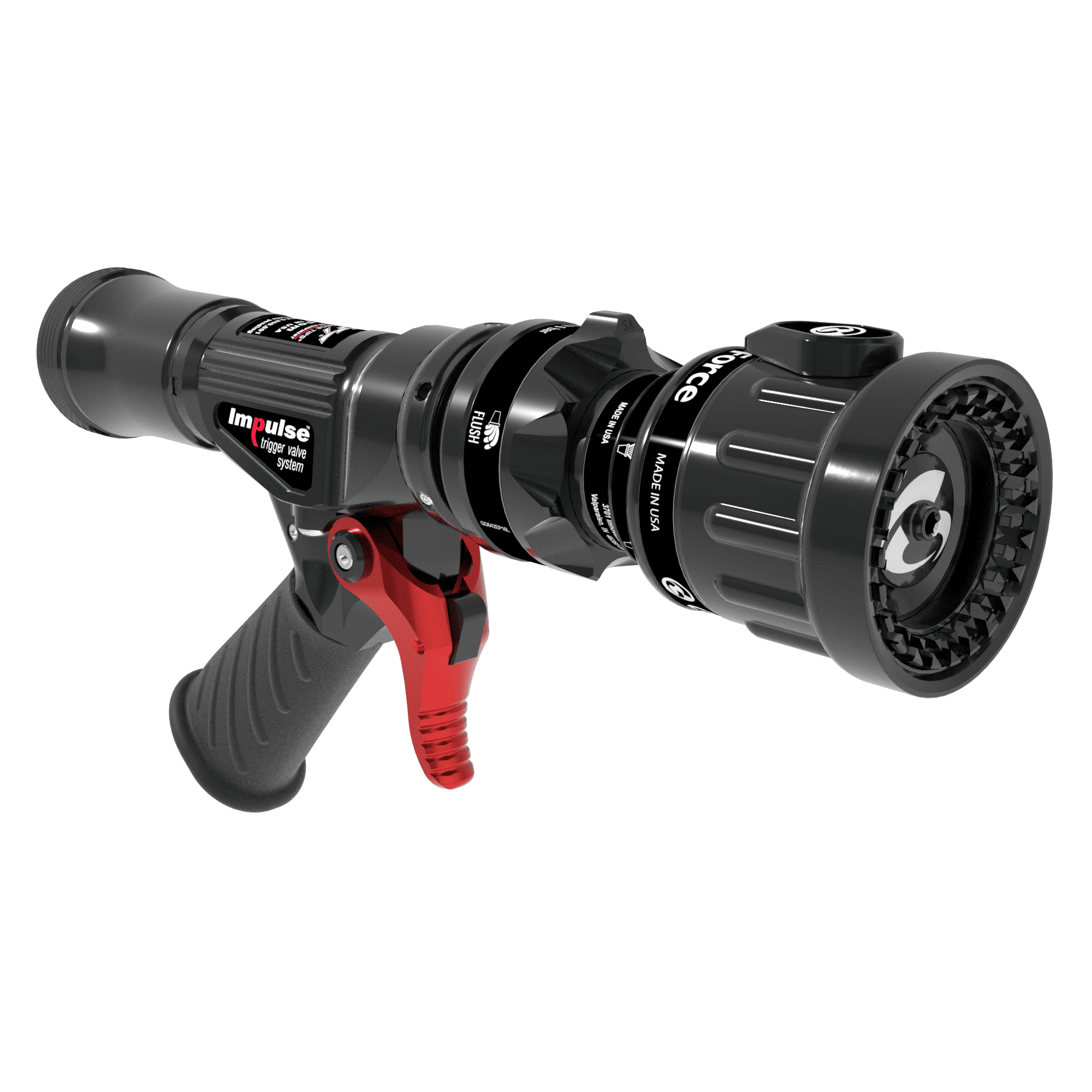 G-Force Selectable One-Piece Pulsing EN PN16 Nozzle With Pistol Grip, Trigger Valve - 40/100/150/235 LPM @ 6 Bar, 52 mm BSPM Swivel Inlet, Metal Teeth, Shaper Indicator Detent G-Force Selectable One-Piece Pulsing EN PN16 Nozzle With Pistol Grip, Trigger Valve - 40/100/150/235 LPM @ 6 Bar, 52 mm BSPM Swivel Inlet, Metal Teeth, Shaper Indicator Detent