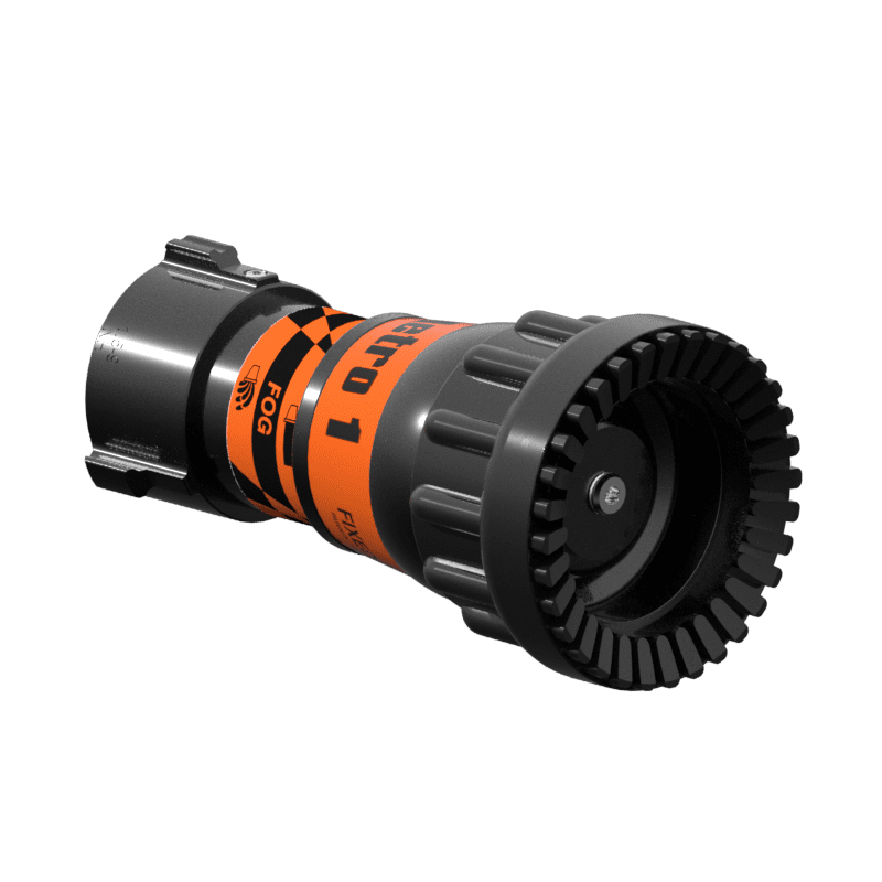 Metro 1 Fixed Flow Nozzle Tip - 175 GPM at 75 PSI, 1.5" NHF Swivel Inlet, Rubber Teeth Metro 1 Fixed Flow Nozzle Tip - 175 GPM at 75 PSI, 1.5" NHF Swivel Inlet, Rubber Teeth