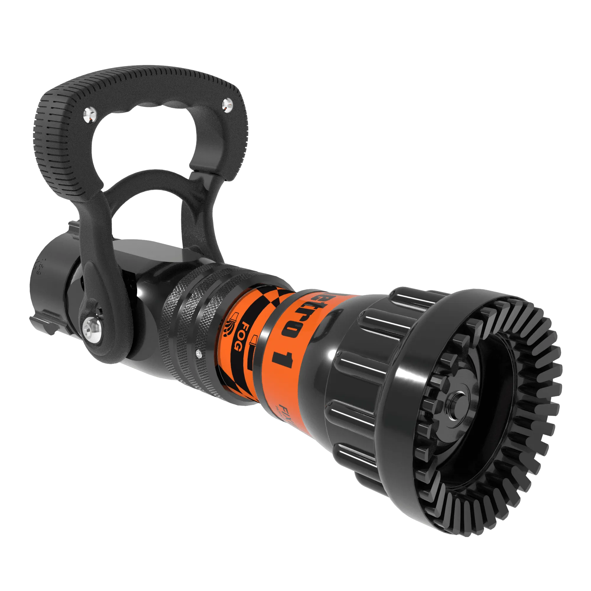 Metro 1 Fixed Flow One-Piece Nozzle, Slide Valve - 150 GPM at 75 PSI, 1.5" NHF Swivel Inlet, Rubber Teeth Metro 1 Fixed Flow One-Piece Nozzle, Slide Valve - 150 GPM at 75 PSI, 1.5" NHF Swivel Inlet, Rubber Teeth