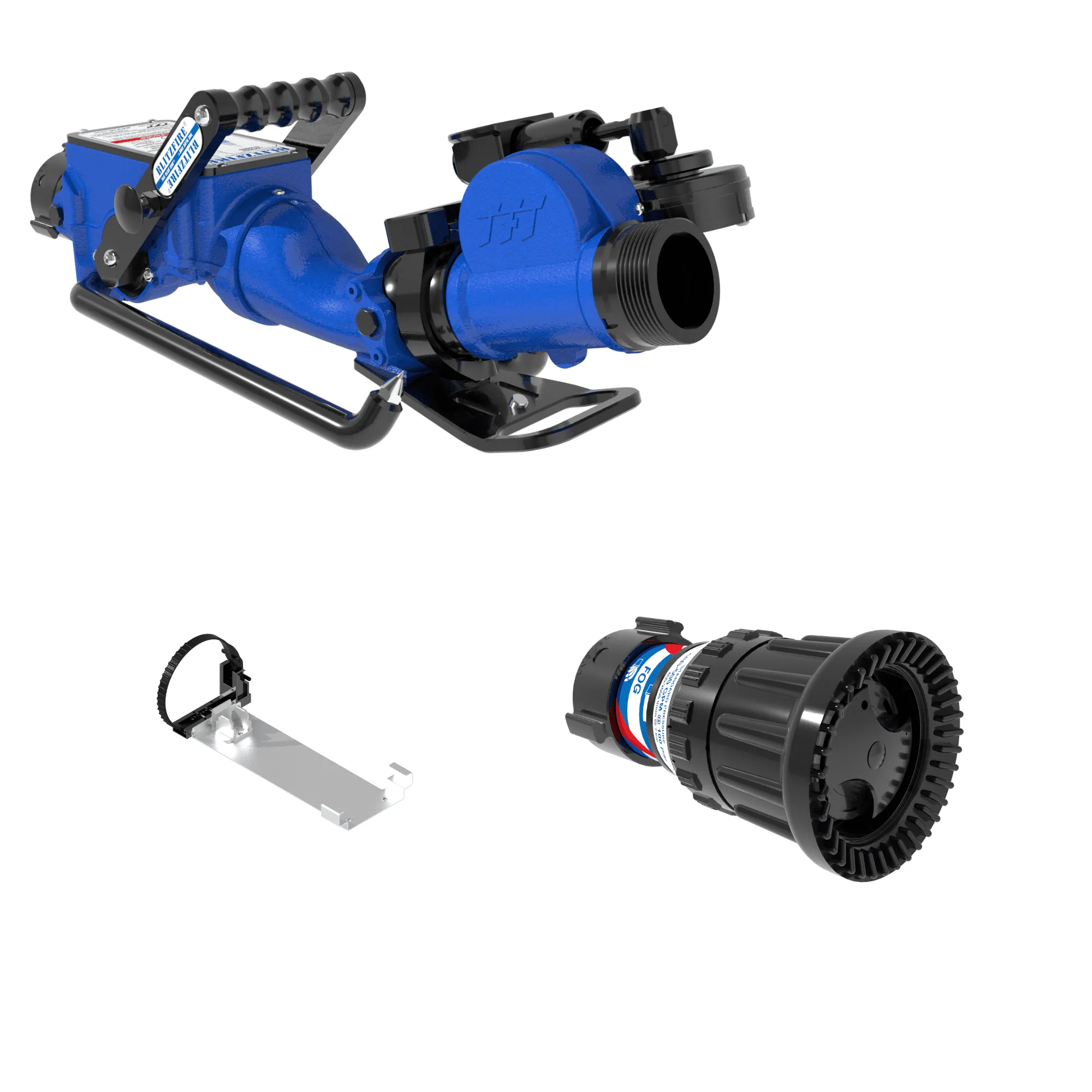 BlitzFire Oscillating Portable Monitor +Max-Force Automatic Nozzle