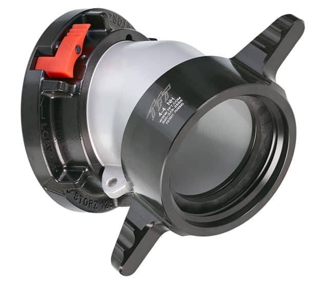 Elbow - 5" (125 mm) Storz Rigid x 4" (100 mm) NHF Swivel Handle Elbow - 5" (125 mm) Storz Rigid x 4" (100 mm) NHF Swivel Handle