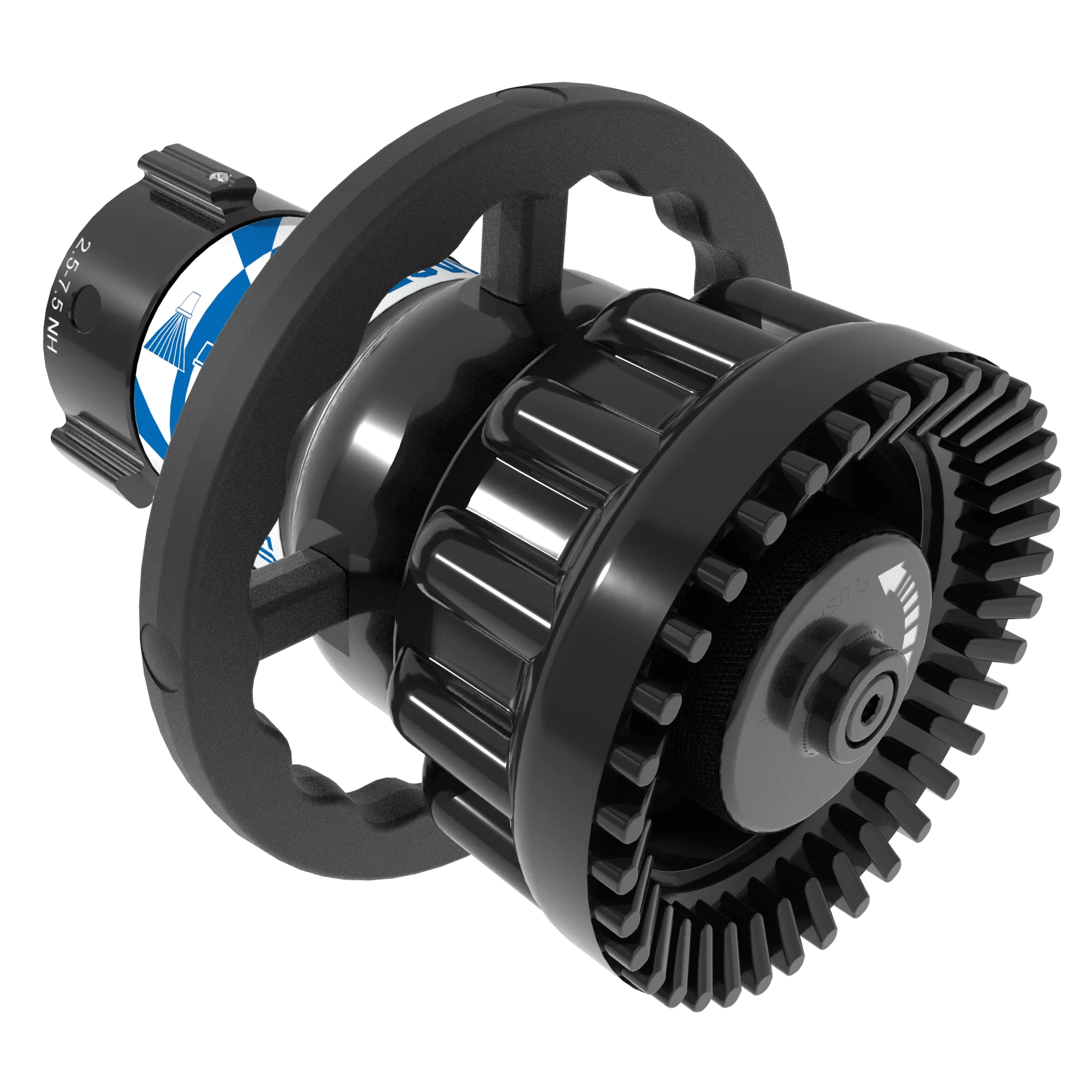 Master Stream Automatic Masterstream Nozzle - 150-1250 GPM (570-4700 LPM) @ 100 PSI (7 Bar), 2.5" (65 mm) NHF Swivel Rocker Inlet Master Stream Automatic Masterstream Nozzle - 150-1250 GPM (570-4700 LPM) @ 100 PSI (7 Bar), 2.5" (65 mm) NHF Swivel Rocker Inlet