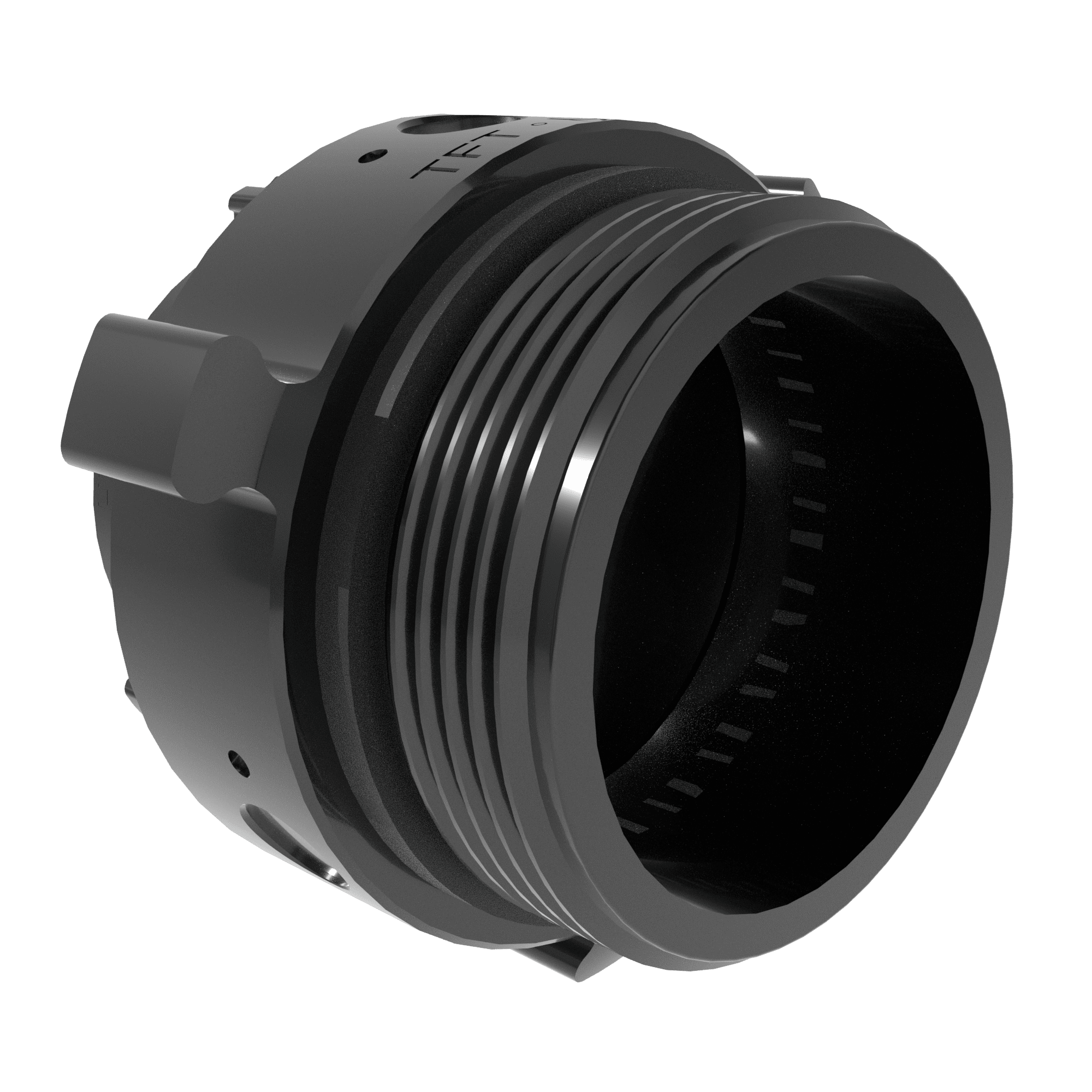 Connection Adapter - 2.5" (65 mm) NHF Swivel Rocker × 3" (75mm) NPTM Rigid Thread Connection Adapter - 2.5" (65 mm) NHF Swivel Rocker × 3" (75mm) NPTM Rigid Thread