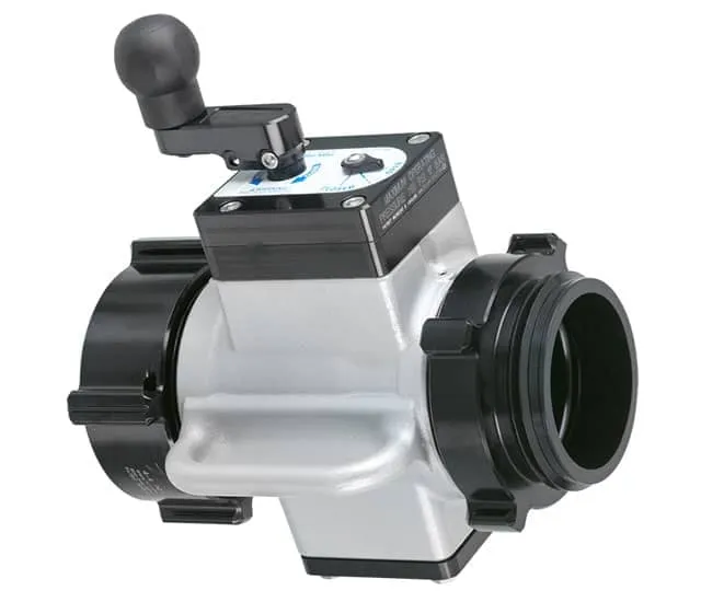 In-Line LDH Valve - 4" Storz Rigid Inlet, 4" Storz Rigid Outlet In-Line LDH Valve - 4" Storz Rigid Inlet, 4" Storz Rigid Outlet