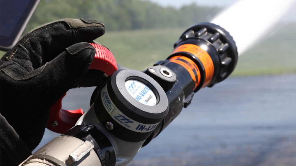 hydraulic calculations for firefighters with sho gauge for handline nozzle