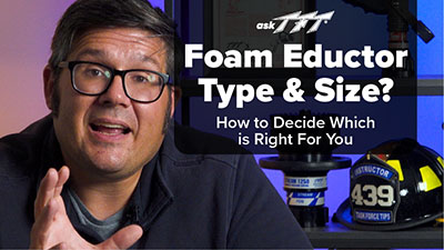 Pods sits against a studio background. Which size and type of foam eductor is right for you?
