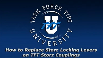 thumbnail for instlaling storz locking levers on TFt LDH couplings