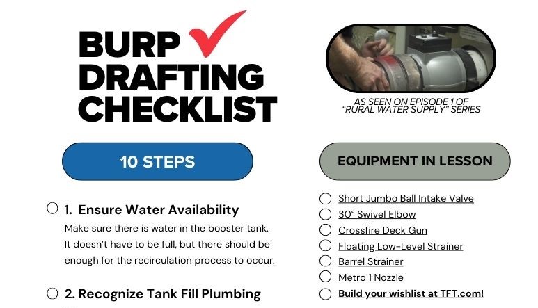 Burp Draft Checklist