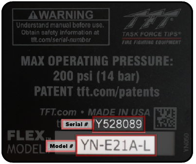 Warranty Registration: Firefighting Equipment Warranty Activation Location Guide For Model Numbers And Serial Number On A Product Label