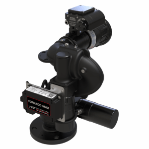 TORNADO MAX RC 3000 LPM Monitor, 3.0" (75 mm) ANSI 150 INLET, 2.5" (65 mm) NHM Outlet, CanBus, Black