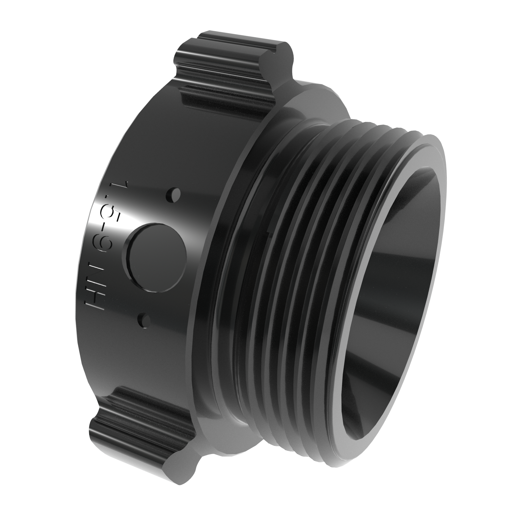 Connection Adapter - 1.5" (38 mm) NHF Rigid Rocker × 2.5" (65 mm) BSPM Rigid Thread Connection Adapter - 1.5" (38 mm) NHF Rigid Rocker × 2.5" (65 mm) BSPM Rigid Thread