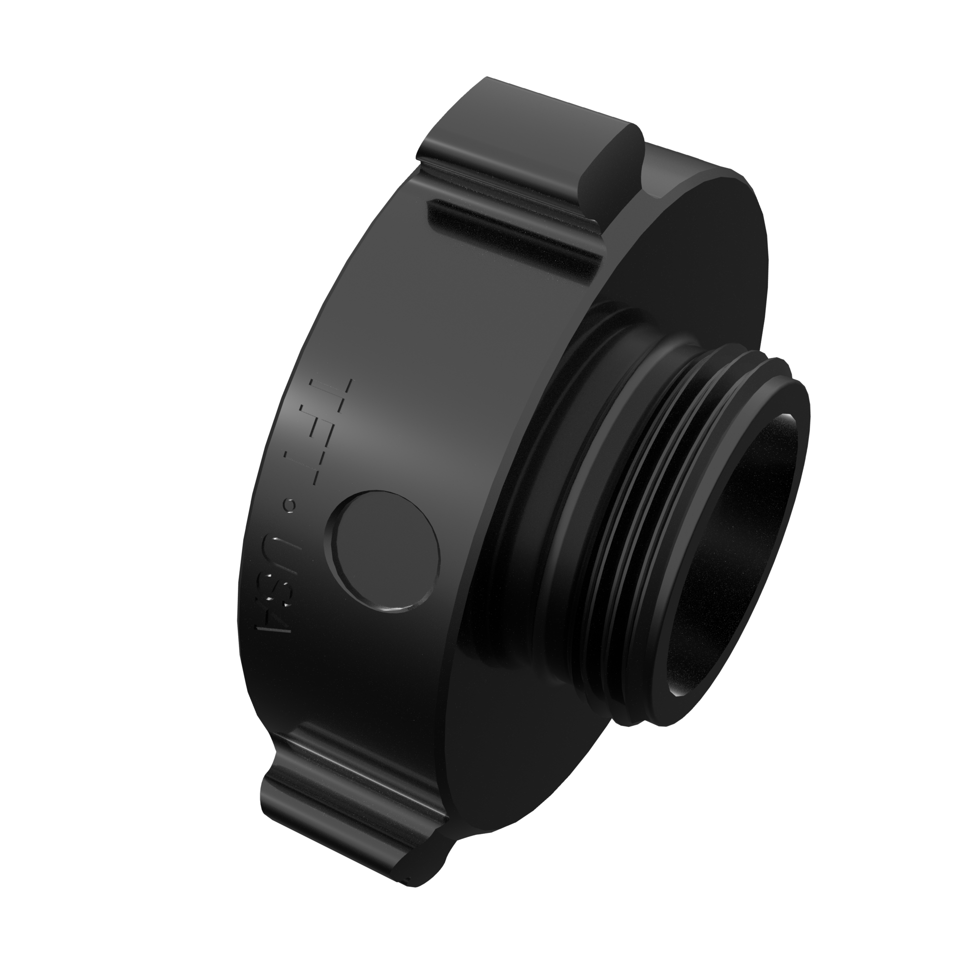 Connection Adapter - 2.5" (65 mm) CODE-J-F Rigid Rocker × 1.5" (38 mm) NPSHM Rigid Thread Connection Adapter - 2.5" (65 mm) CODE-J-F Rigid Rocker × 1.5" (38 mm) NPSHM Rigid Thread