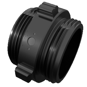 Connection Adapter - 1.5" (38 mm) NHM Rigid Thread × 1.5" (38 mm) NHM Rigid Thread