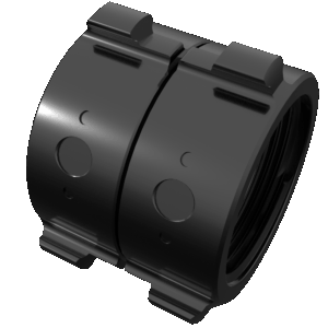 Connection Adapter - 2.5" (65 mm) NHF Swivel Rocker × 2.5" (65 mm) NPTF Swivel Rocker