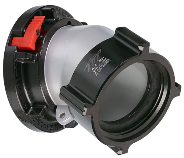 Elbow - 4" (100 mm) Storz Rigid x 3" (75 mm) NHF Swivel Rocker Elbow - 4" (100 mm) Storz Rigid x 3" (75 mm) NHF Swivel Rocker