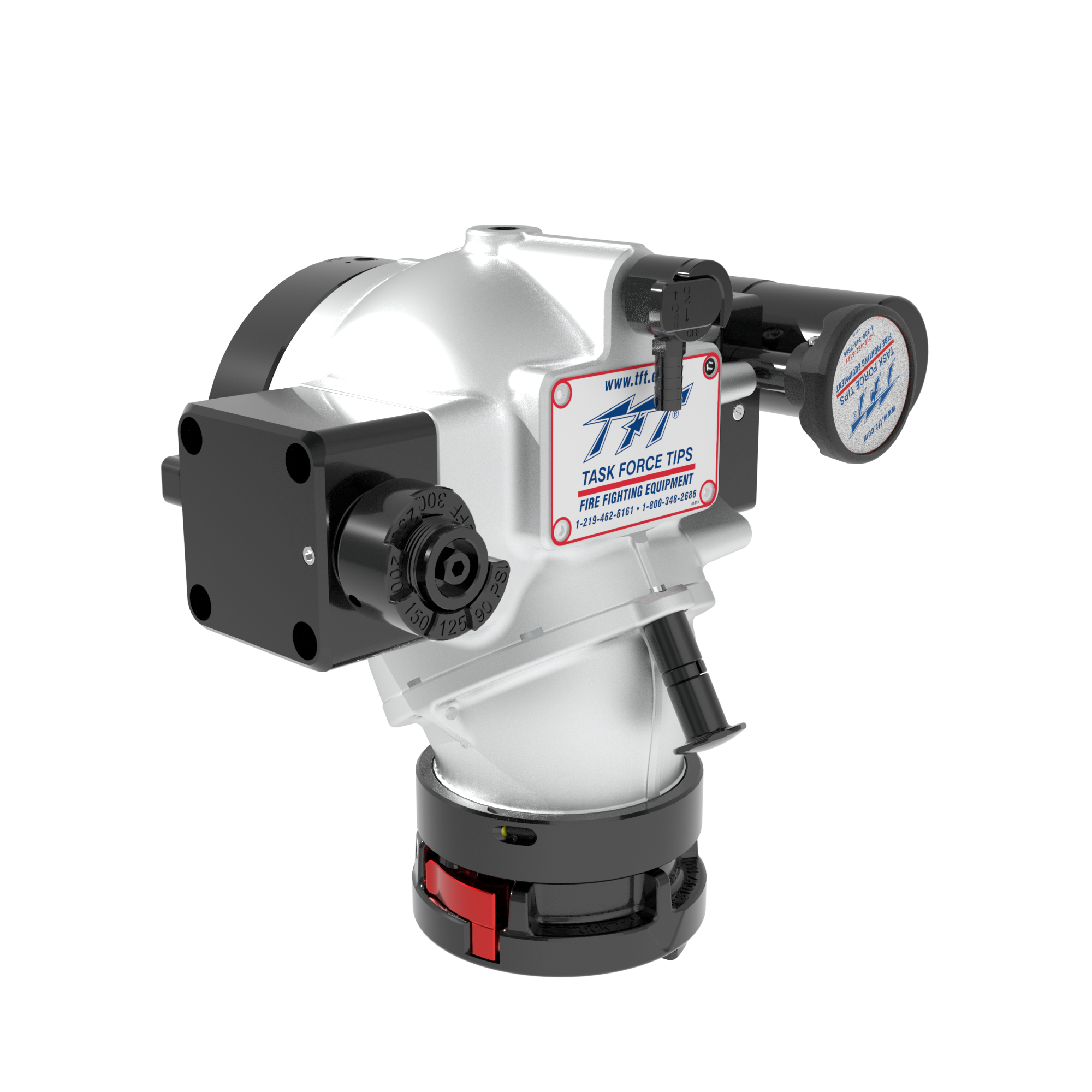 Jumbo Low-Profile RC Intake Valve, Right Mount Electronics, Swiveling Elbow - 4" Storz Rigid Street-Side, 6" NHF Swivel Truck-Side, Pressure Relief Valve Jumbo Low-Profile RC Intake Valve, Right Mount Electronics, Swiveling Elbow - 4" Storz Rigid Street-Side, 6" NHF Swivel Truck-Side, Pressure Relief Valve