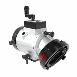 Jumbo Intake Valve, Top Crank Controls - 5" Storz Rigid Street-Side, 6" NHF Swivel Truck-Side