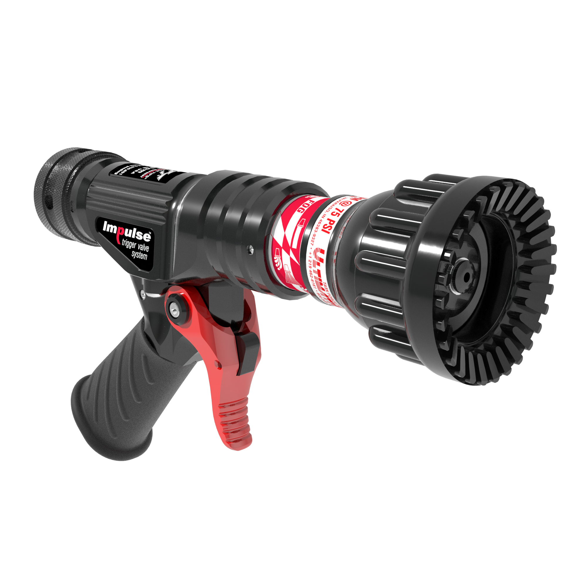 Ultimatic Automatic One-Piece Nozzle With Pistol Grip, Trigger Valve - 10-100 GPM @ 75 PSI, 1" NHF Swivel Inlet, Rubber Teeth Ultimatic Automatic One-Piece Nozzle With Pistol Grip, Trigger Valve - 10-100 GPM @ 75 PSI, 1" NHF Swivel Inlet, Rubber Teeth