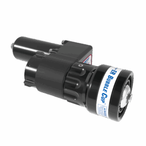 Bubble Cup RC Selectable Masterstream Nozzle, Twist Baffle Shutoff - 20/60 GPM (75/230 LPM) @ 100 PSI (7 Bar), 1.5" (38 mm) NHF Swivel Rocker Inlet, 2-Wire Connection