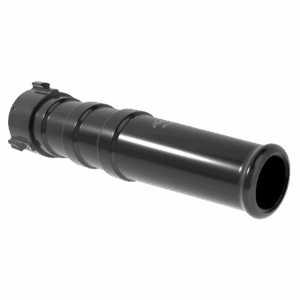 Smooth Bore 1-3/8" CAFS Nozzle Tip - 1.5" NHF Swivel Inlet