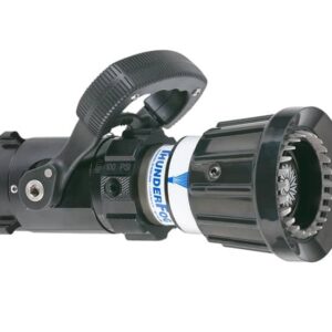 ThunderFog Selectable One-Piece Nozzle, Ball Valve - 30/60/95/125/150/200 GPM @ 100 PSI, 1.5" NHF Rocker Swivel Inlet, Spinning Metal Teeth