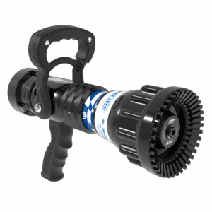 Handline Automatic One-Piece Nozzle With Pistol Grip, Slide Valve - 360-1150 LPM @ 7 Bar, 65 mm BSPF Swivel Inlet, Rubber Teeth