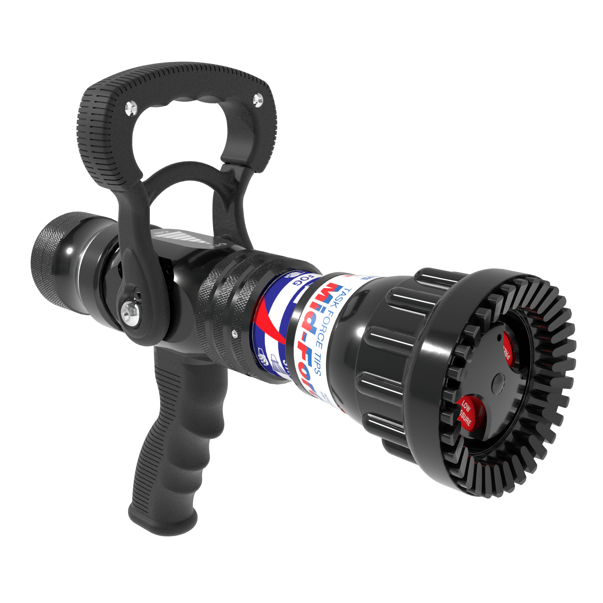 Mid-Force Automatic One-Piece Nozzle With Pistol Grip, Slide Valve - 260-750 LPM @ 3.8/7 Bar, 38 mm BSPF Swivel Inlet, Rubber Teeth Mid-Force Automatic One-Piece Nozzle With Pistol Grip, Slide Valve - 260-750 LPM @ 3.8/7 Bar, 38 mm BSPF Swivel Inlet, Rubber Teeth