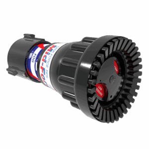 Mid-Force Automatic Nozzle Tip - 70-200 GPM @ 45/75 PSI, 1.5" NHF Rigid Rocker Inlet, Rubber Teeth