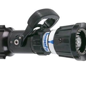 ThunderFog Selectable One-Piece Nozzle, Ball Valve - 95/125/150/200/250 GPM @ 100 PSI, 2.5" NHF Rocker Swivel Inlet, Playpipe, Spinning Metal Teeth