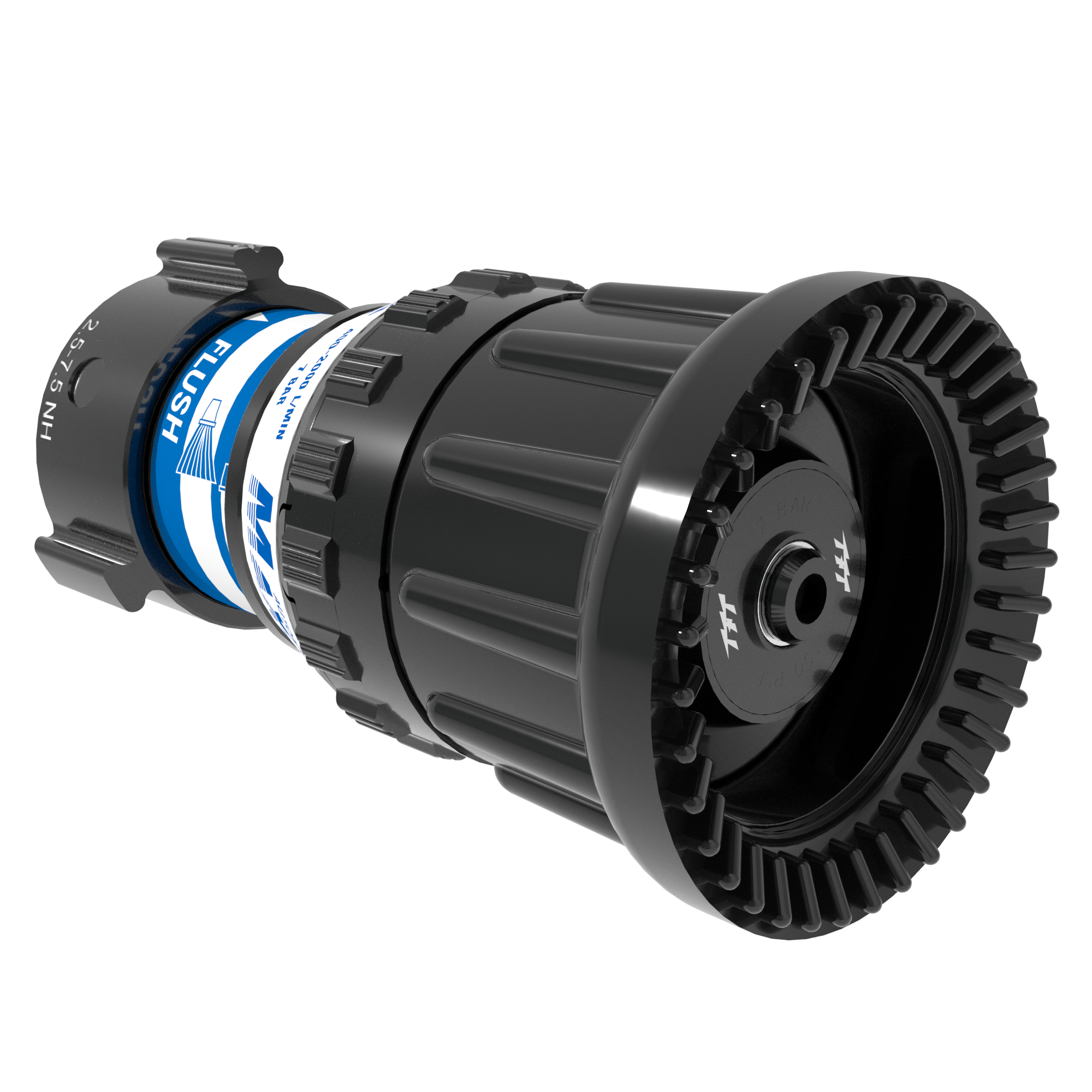 Max-Matic Automatic Maxstream Nozzle - 100-500 GPM (400-2000 LPM) @ 80 PSI (5 Bar), 2.5" (65 mm) BSPF Rigid Rocker Inlet Max-Matic Automatic Maxstream Nozzle - 100-500 GPM (400-2000 LPM) @ 80 PSI (5 Bar), 2.5" (65 mm) BSPF Rigid Rocker Inlet