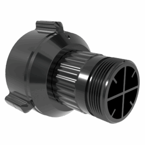 Stream Straightener 5" Long - 3.5" NHF Inlet, 2.5" NHM Outlet