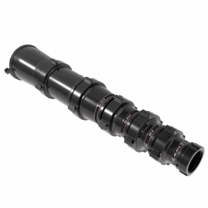 Smooth Bore Masterstream Quad Stack Nozzle Tip Set (5-1/8", 4-1/2", 4", 3-1/2") - 7" Quick Connect Tsunami Inlet
