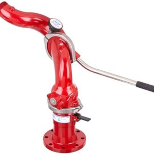 Protector Tiller 1250 GPM (4500 LPM) Monitor, Standard - 4" (100 mm) ANSI 150/DN100 PN16 Rigid Flange Inlet, 2.5" (65 mm) NHM Rigid Outlet, Red