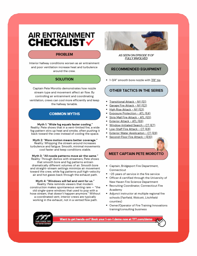 air entrainment checklist cover RED
