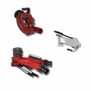 CrossFire Portable Monitor Package - Dual 65 mm BICM Swivel Inlets, 65 mm BSPM Rigid Outlet, Storage Bracket