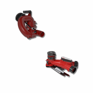 CrossFire Portable Monitor Package - Dual 2.5" NHF Rocker Swivel Inlets, 2.5" NHM Rigid Outlet