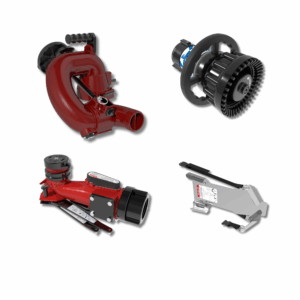 CrossFire Portable Monitor +MasterStream 1250S Automatic Nozzle Package - Dual 2.5" NHF Rocker Swivel Inlets, 2.5" NHM Rigid Outlet, Storage Bracket