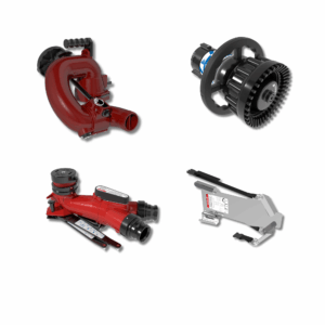 CrossFire Portable Monitor +MasterStream 1250S Automatic Nozzle Package - Dual 65 mm BICM Swivel Inlets, 65 mm NHM Rigid Outlet, Storage Bracket