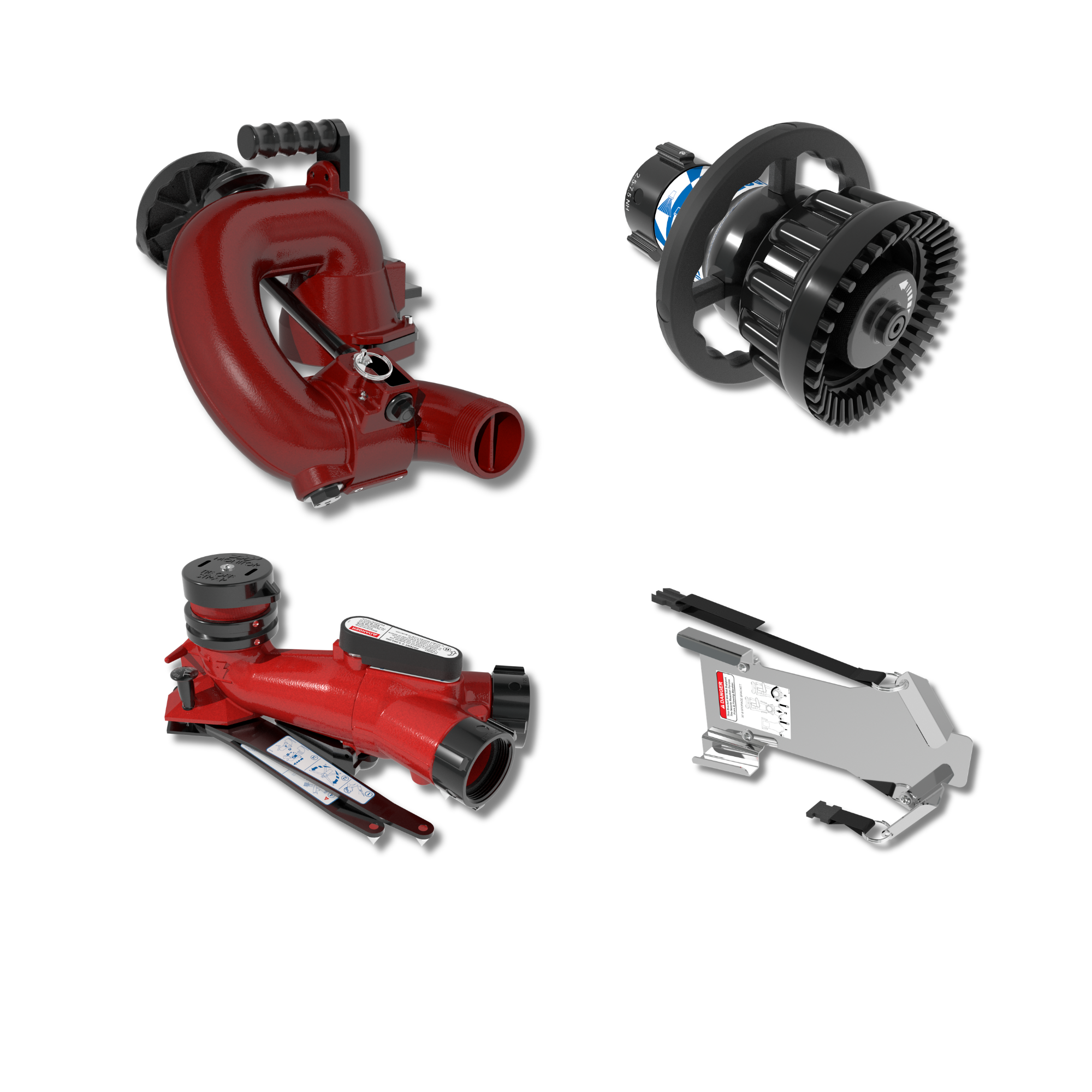 CrossFire Portable Monitor +MasterStream 1250S Automatic Nozzle Package - Dual 2.5" NHF Rocker Swivel Inlets, 2.5" NHM Rigid Outlet, Storage Bracket CrossFire Portable Monitor +MasterStream 1250S Automatic Nozzle Package - Dual 2.5" NHF Rocker Swivel Inlets, 2.5" NHM Rigid Outlet, Storage Bracket